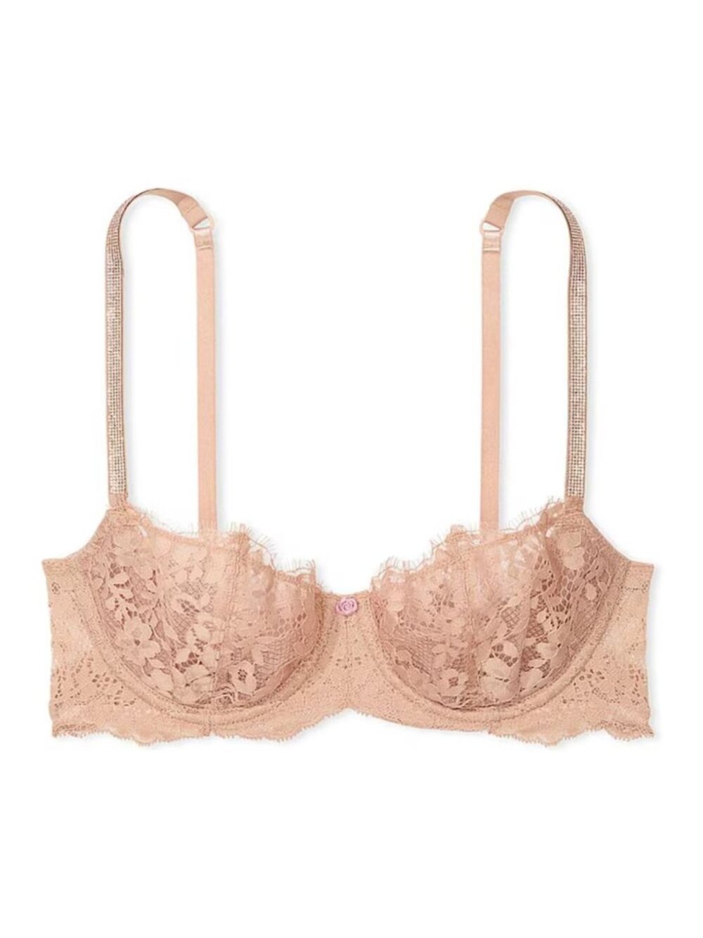 Victoria's Secret Praline Nude shine Unlined Balconet 38DDD 34517